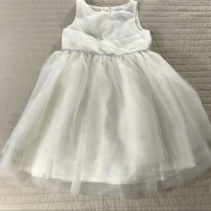 Janie and Jack Shimmer Tulle Holiday Dress. Sz 5.